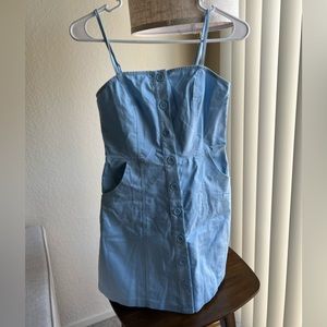 Blue dress with pockets
